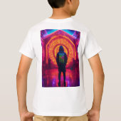 T-shirt **"Topaz Cyberpunk DMT Raver"** (Dos)