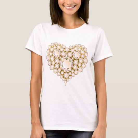 T-shirt Topaz Heart Gems (Devant)