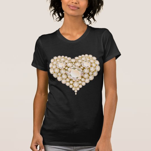 T-shirt Topaz Heart Gems (Devant)