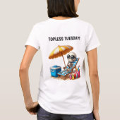 T-SHIRT TOPLESS MARDI (Dos)