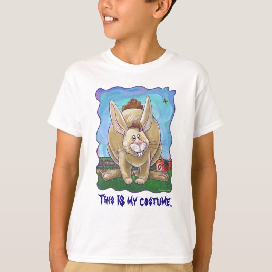 T-shirt Tops d'animaux de lapin (Devant)