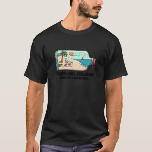 T-shirt Topsail Beach Island North Carolina Souvenir Homme