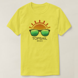 T-shirt Topsail Beach North Carolina Lunettes de soleil