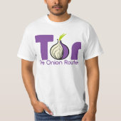 T-shirt Tor - Routeur Onion (Devant)