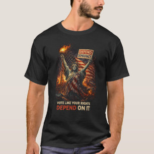 T-shirt Torche de la démocratie