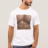 T-Shirt Torn Avec Faux Abs (Peau Légère) (Devant)