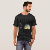 T-shirt Tornade Chaser Météorologue météorologique (Devant entier)