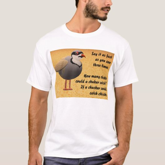 T-shirt Tornade de langue de Chukar (Devant)