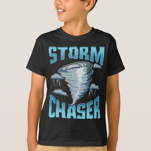 T-shirt Tornade météorologique sévère observée par le chas (Devant)