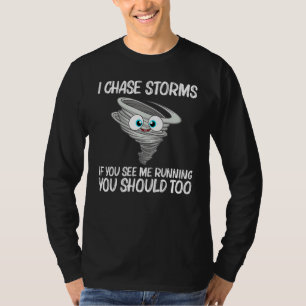 T-shirt Tornade Pour Hommes Femmes Tempête Météo Météorolo