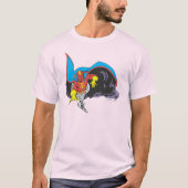 T-shirt Tornade rouge émerge (Devant)