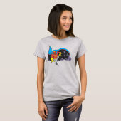 T-shirt Tornade rouge émerge (Devant entier)