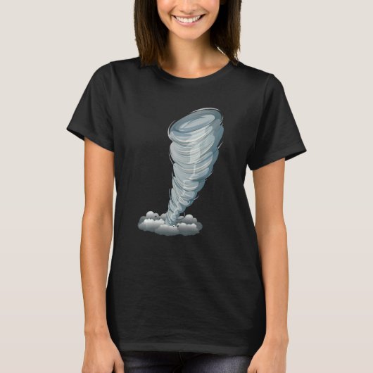 T-shirt Tornado Lazy do-it-yourself Halloween Costume Stor (Devant)