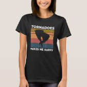 T-shirt Tornado Storm Hurricane Weather Meteorologist Torn (Devant)
