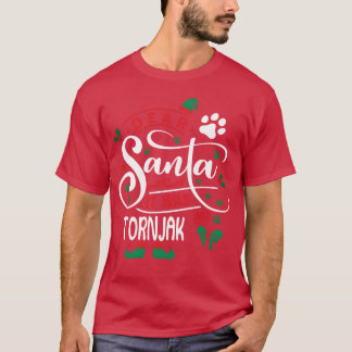 T-shirt Tornjak Chien de Noël Chien de race garçon de fami