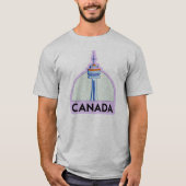T-shirt Toronto CN Tower Canada Landmark Graphic Tee (Devant)