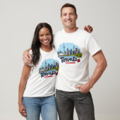 T-shirt Toronto CN Tower Skyline (Unisexe)