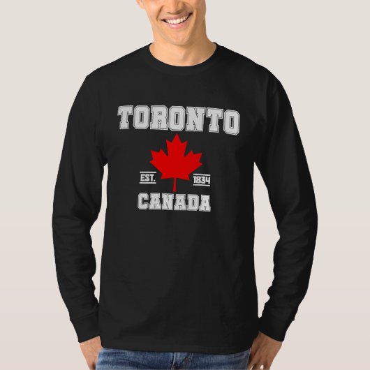 T-shirt Toronto Ontario Canada Maple Leaf Canadian Pride E (Devant)