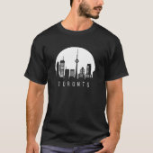 T-shirt Toronto, skyline (Devant)