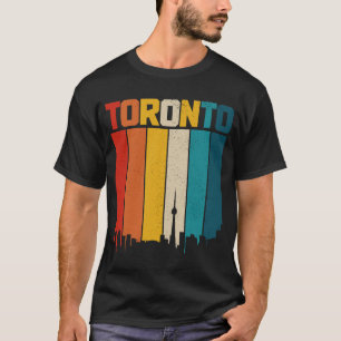 T-shirt Toronto Skyline Pride Vintage Retro Ontario Canada