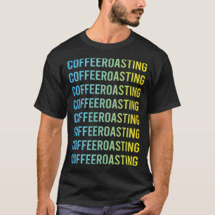 T-shirt Torréfaction de café bleu jaune
