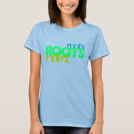 T-shirt torréfaction, torréfaction, racines, Racines, RoOt (Devant)