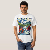 T-shirt Torrent de montagne (Devant entier)