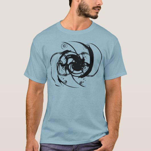 T-shirt Torsion abstraite (Devant)