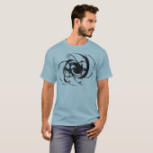 T-shirt Torsion abstraite (Devant entier)