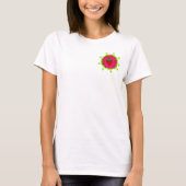 T-shirt torsion sur fraises (Devant)