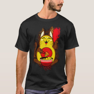 T-shirt Tortilla d'éclaboussure d'eau Chat Avocat
