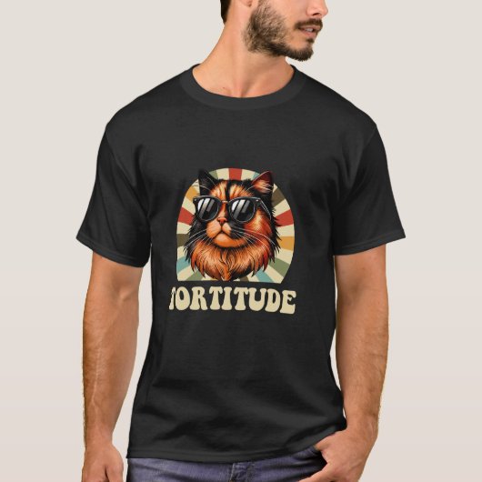 T-shirt Tortitude,Chat Écaillé (Devant)