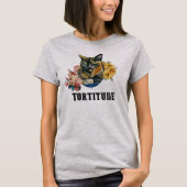 T-shirt Tortitude torse chat drôle (Devant)
