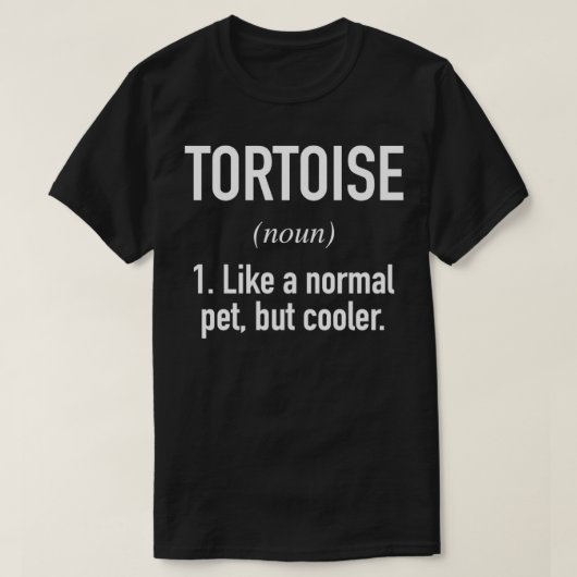 T-shirt Tortoise Animal de compagnie (Design devant)