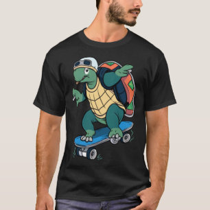 T-shirt Tortoise Tortoise Skateboard Skateboard