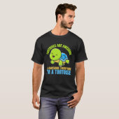 T-shirt Tortoises Are Awesome I'm Awesome Therefore I'm A (Devant entier)