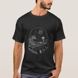 T-shirt Tortola B.V.I Îles Vierges britanniques Souvenir V
