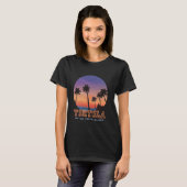 T-shirt Tortola British Virgin Islands Sunset Beach (Devant entier)