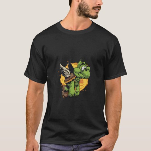 T-shirt Tortue à dessin (Devant)