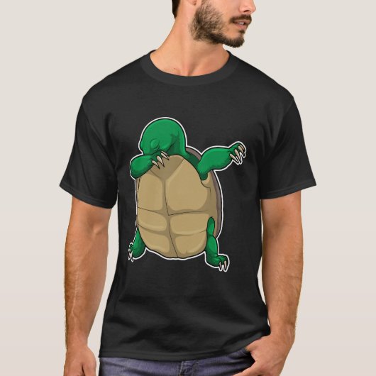 T-shirt Tortue à Hip hop Dance Dab (Devant)