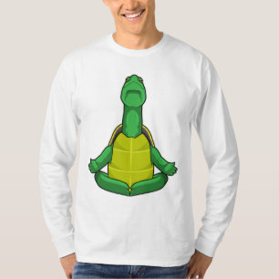 T-shirt Tortue à la méditation de Yoga