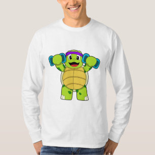 T-shirt Tortue à l'effort entraînement et cloches