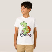 T-shirt Tortue à vélo (Devant entier)