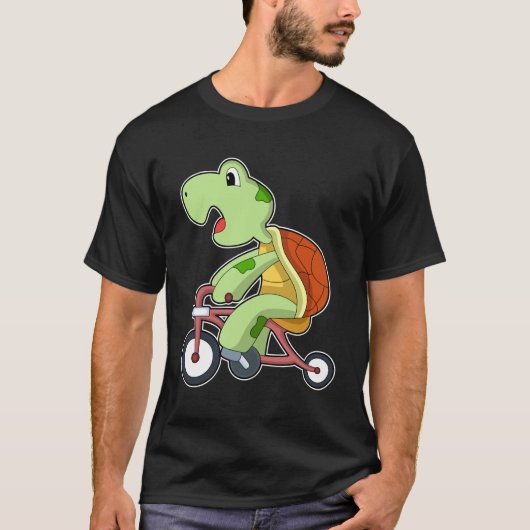 T-shirt Tortue à vélo (Devant)