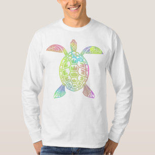 T-shirt Tortue arc-en-ciel couleur pastel