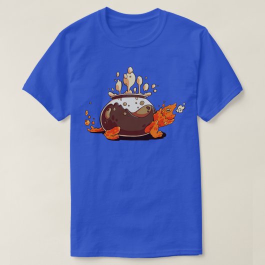 T-shirt Tortue au café (Design devant)