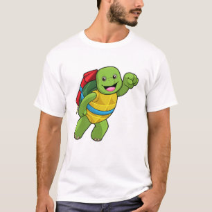 T-shirt Tortue au volant avec fusée