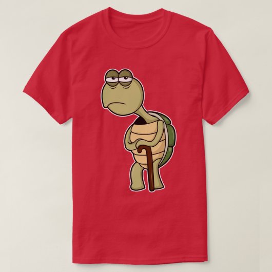 T-shirt Tortue avec baguette Shell (Design devant)