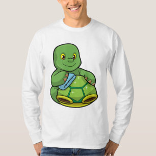 T-shirt Tortue avec coquille et chiffon de nettoyage