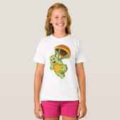 T-shirt Tortue avec Shell en tant que Skydiver (Devant entier)